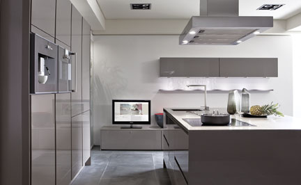 SieMatic S2 L kitchen in Truffle Grey