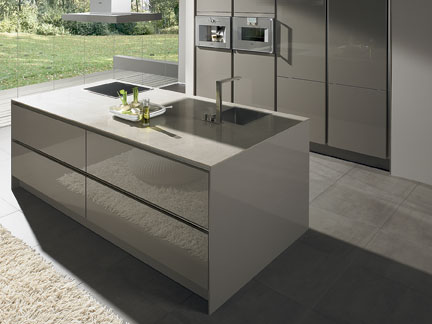 SieMatic S2 L Kitchen in Truffle Grey