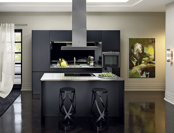 SieMatic SC 66 displayed in Matt Black