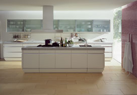 SieMatic 6006 in magnolia white velvet matt