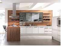 SieMatic S2 kitchen in Lotus White with integrated SieMaticGrid